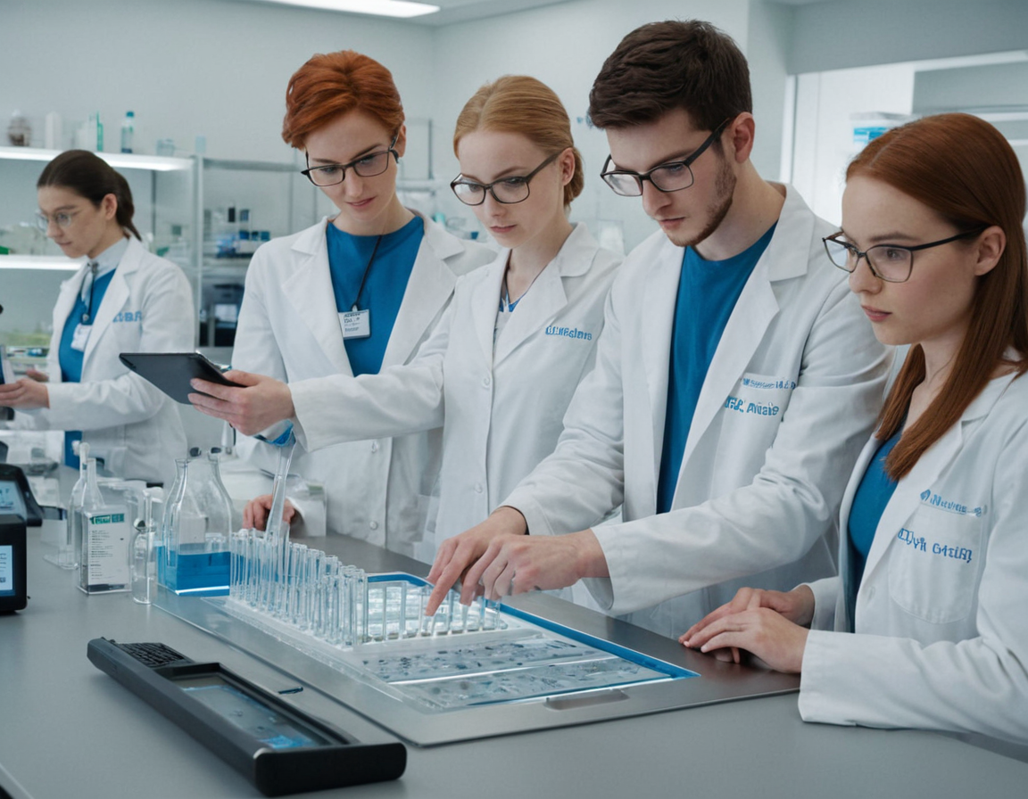 Docente del IIBA explicando en aula virtual