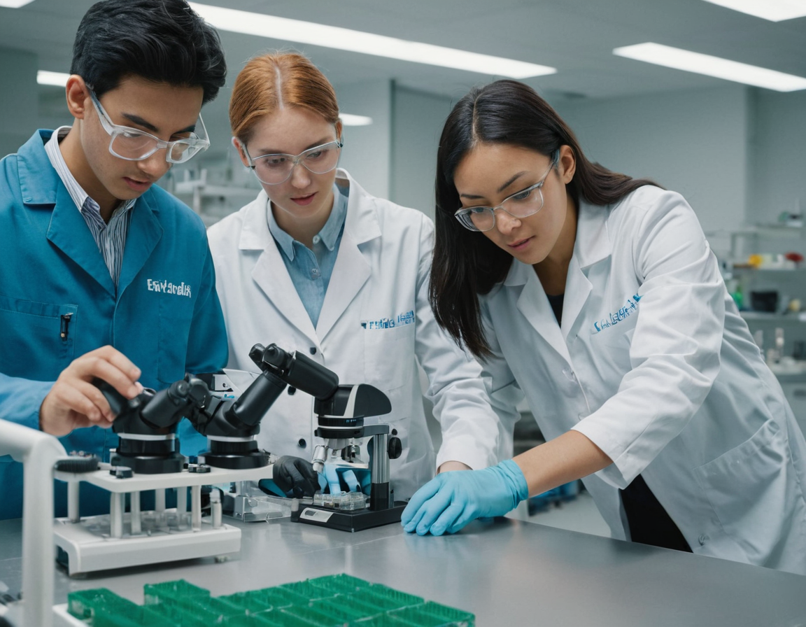 Estudiantes del IIBA frente a computadoras en clase virtual